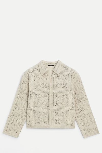 Crochet Overshirt from Massimo Dutti