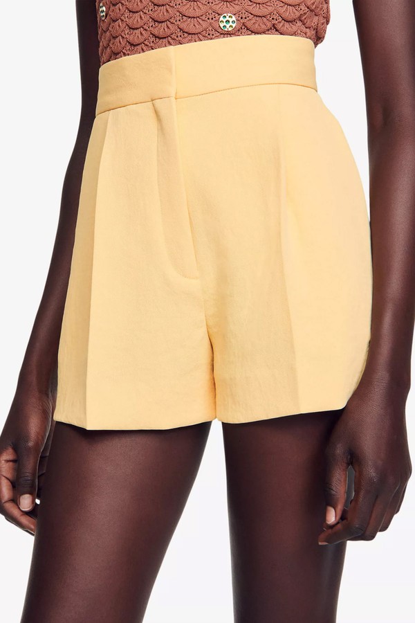 Ray Slip-Pocket Woven Shorts from Sandro