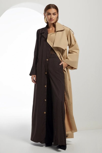 Pinstripe Hybrid Coat