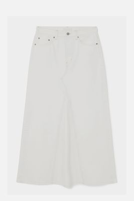 Panelled Denim Maxi Skirt from COS