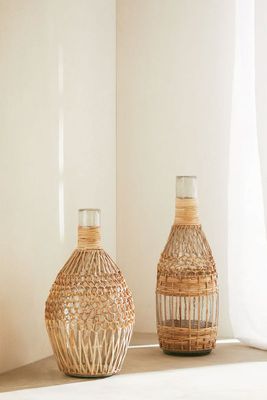 Glass Vase With Net