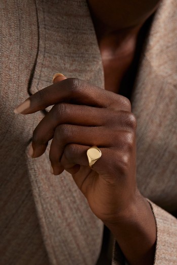 14-Karat Gold Signet Ring from Mateo