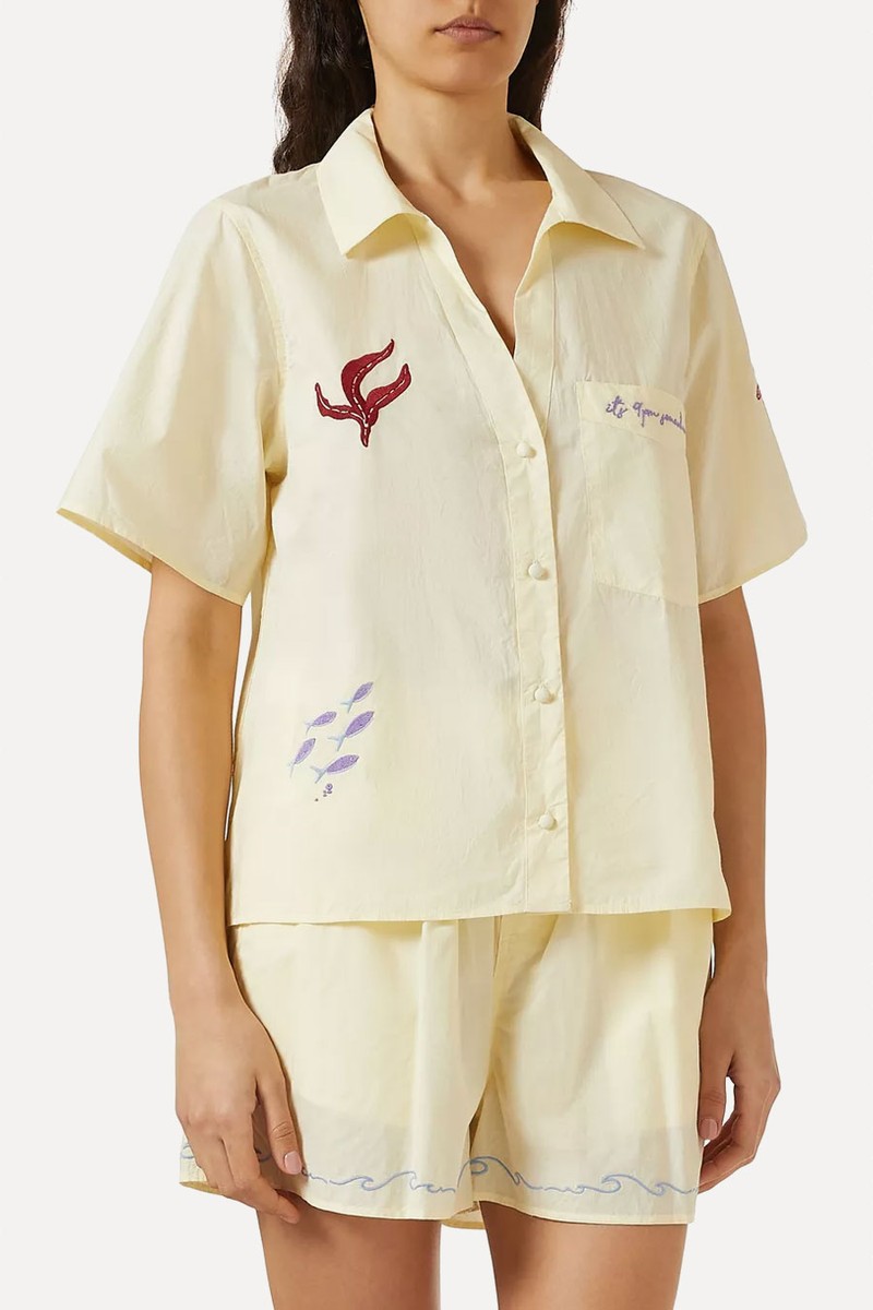 Embroidered Set from It’s 9PM’s x Oceanus Matilda