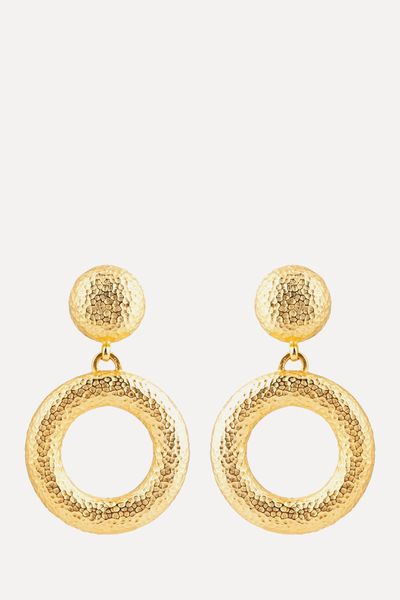 Gold-Plated Large Earrings from Ben Amun