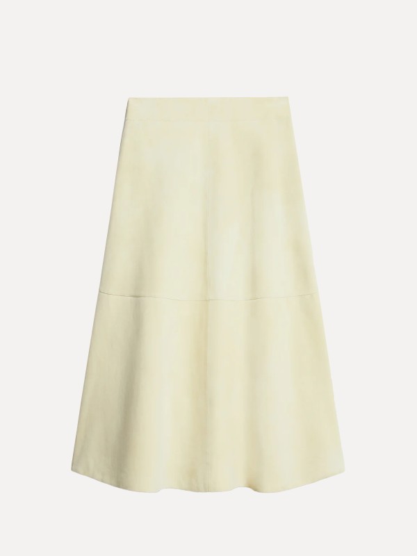 Suede Leather Skirt