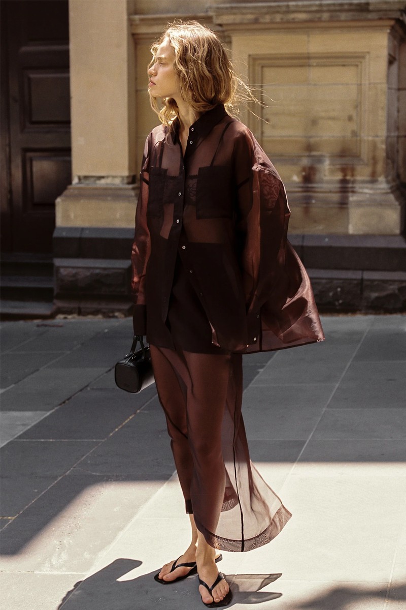 Sian Silk Organza Shirt from DISSH