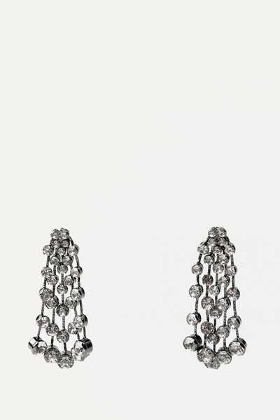 Cascade Rhinestone Earrings