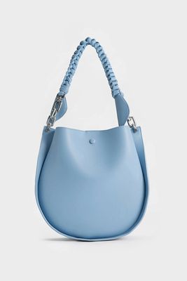 Cleona Braided Handle Shoulder Bag from Charles & Keith
