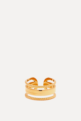 Isabella Open Ring In 18kt Gold-Plated Stainless Steel from The Jewels Jar