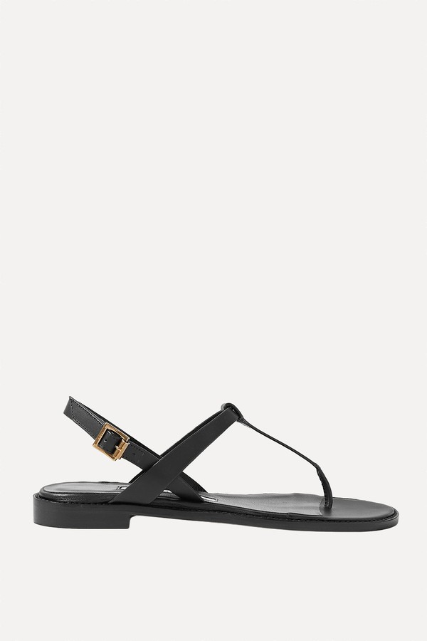 Hata Leather Slingback Sandals from Manolo Blahnik