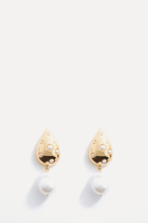 Pearl Combined Earring
