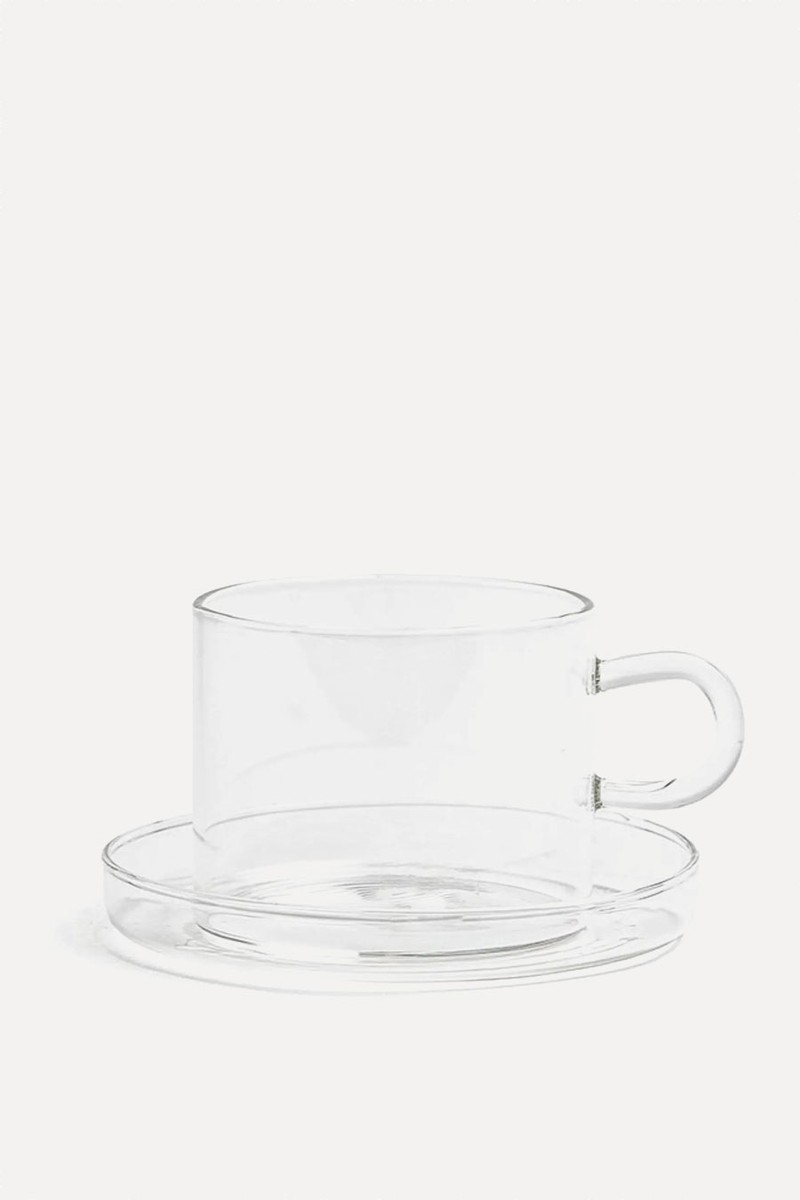 Piuma Tea Cup & Saucer  from Pieces