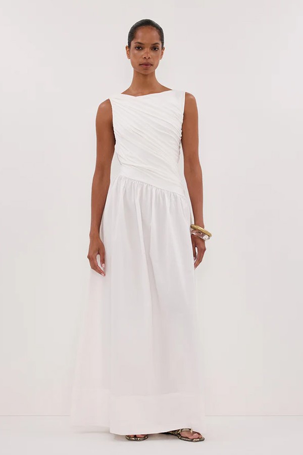 Alexandra Hybrid Midi Dress from Dissh