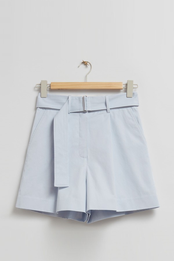 Belted Cotton Chino Shorts from & Other Stories