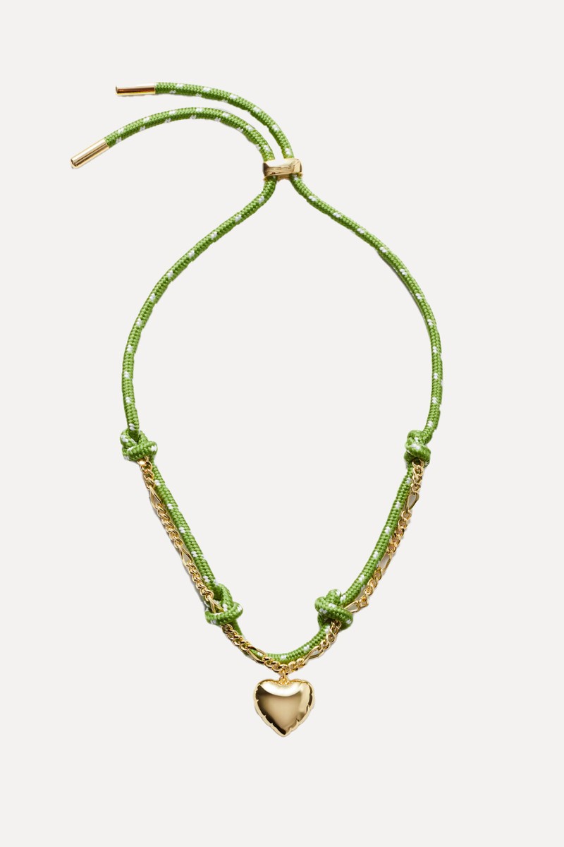 Heart Pendant Cord Necklace from & Other Stories