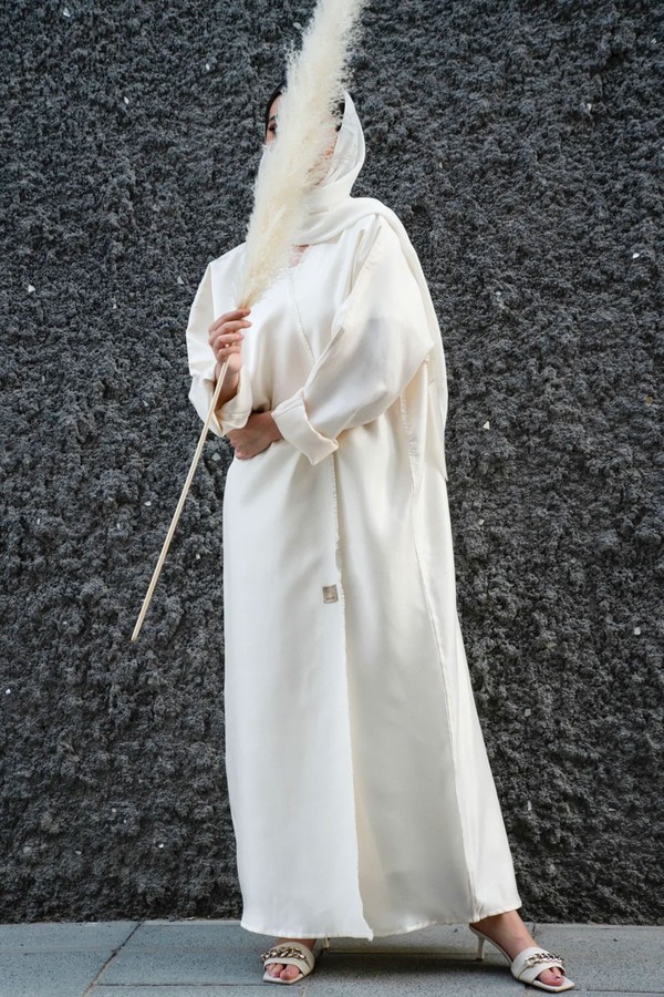Off White Two Abaya