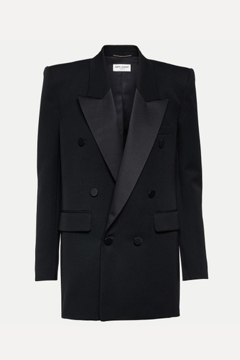 Grain De Poudre Tuxedo Jacket from Saint Laurent