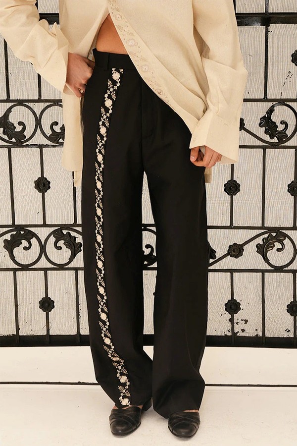 Dilan Embroidered Trousers