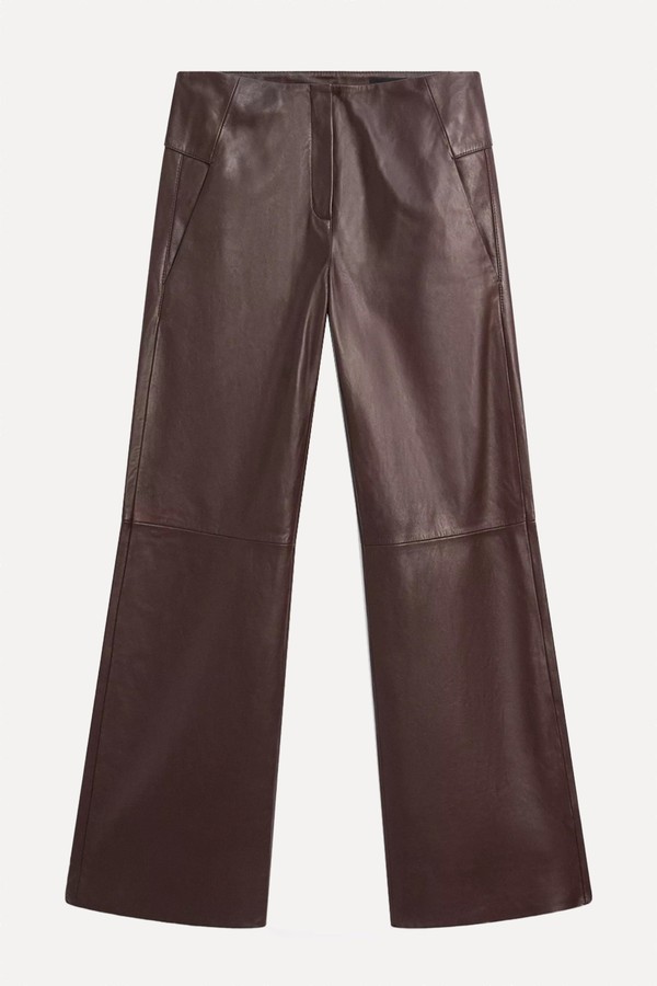 Nappa Leather Trousers from Massimo DUtti