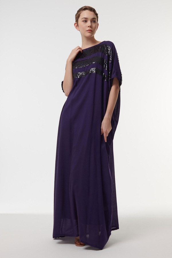 Sequin Embroidered Kaftan