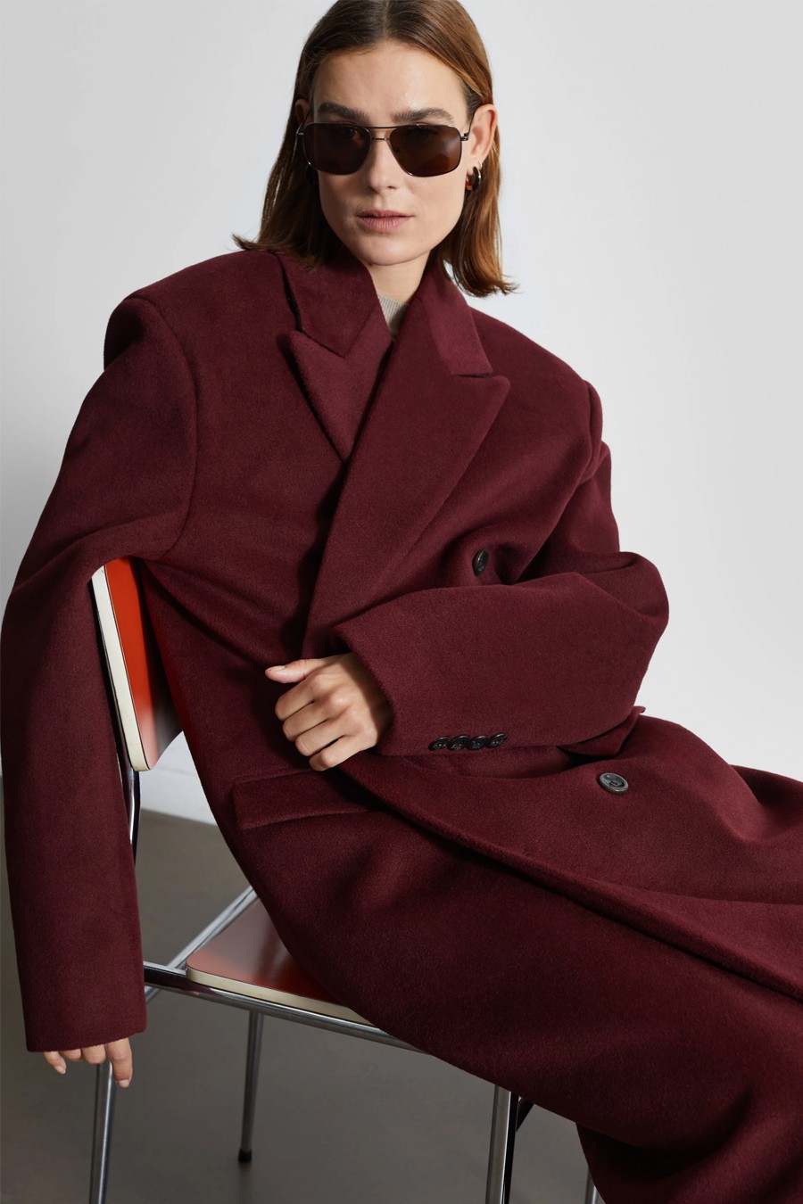 Skaila Double-Breasted Coat