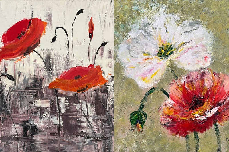 Yellow Bloom By Artist Roula Droubi