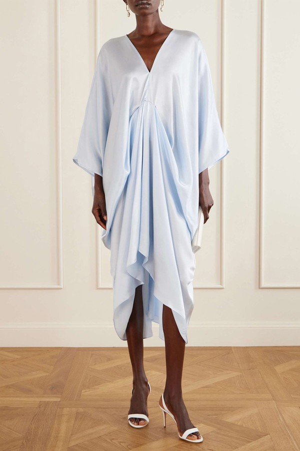 Draped Silk-Satin Kaftan from CAMILLA