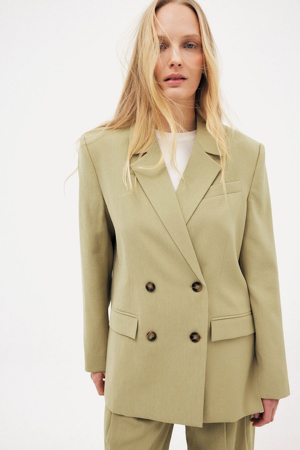 Double Breasted Oversized Blazer