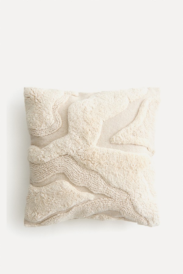 Textured Cotton Cushion Cover