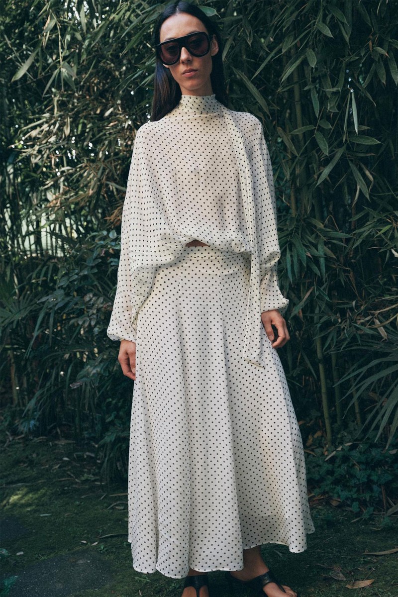 Dot Midi Skirt from Zara