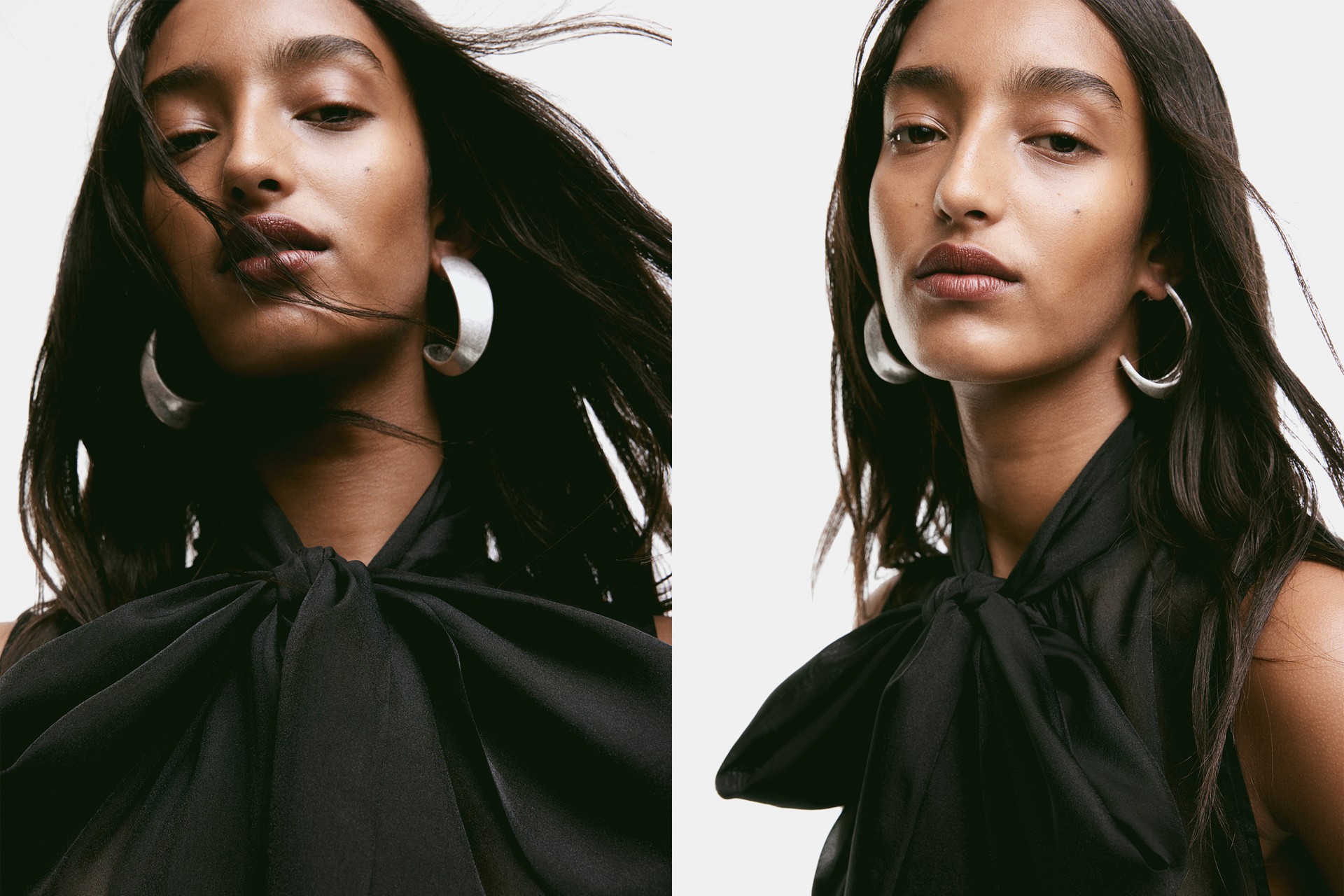 Asymmetric Hoop Earrings, AED 45 | H&M