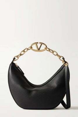 Small Textured-Leather Shoulder Bag from Valentino Garavani