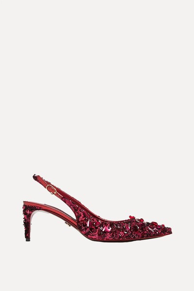 Sequin Embellished Pumps from Dolce & Gabbana