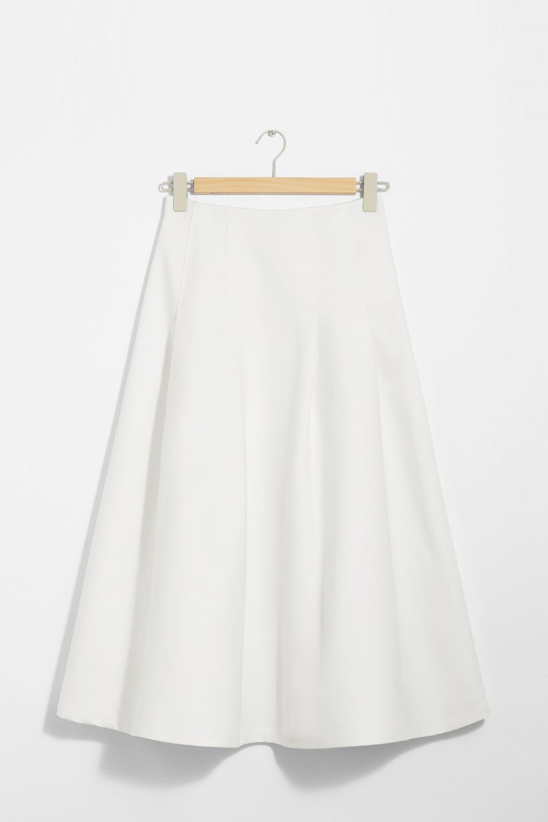 A-Line Midi Skirt