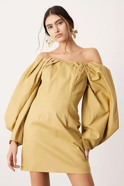 Structured Bardot Mini Dress from ASOS Edition