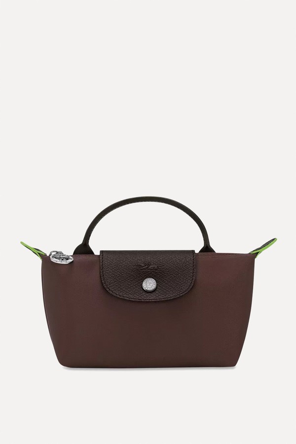 Mini Le Pliage Brown Clutch from Longchamp 