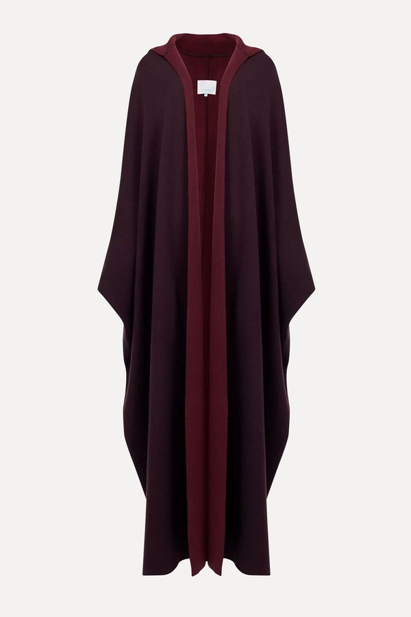 Double-Face Sailor-Collar Wool-Blend Bisht from Leem