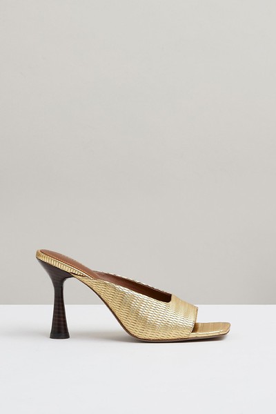 Leather Heeled Mules from Reiss