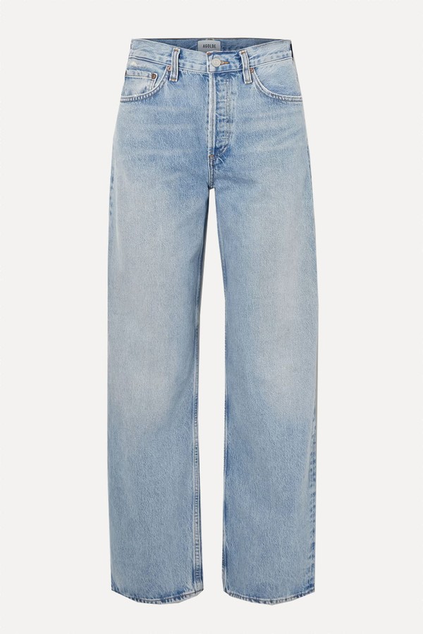 Arc Mid-Rise Wide-Leg Jeans from Agolde