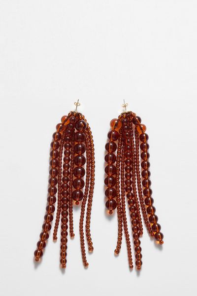 Cascade Glass-Bead Earrings