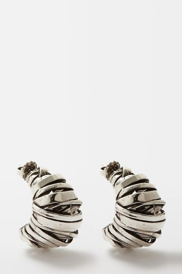 Blass Silver-Plated Earrings from Paola Sighinolfi