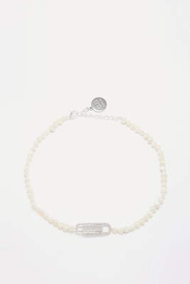Kylie Freshwater-Pearl & Silver-Plated Necklace from By Alona