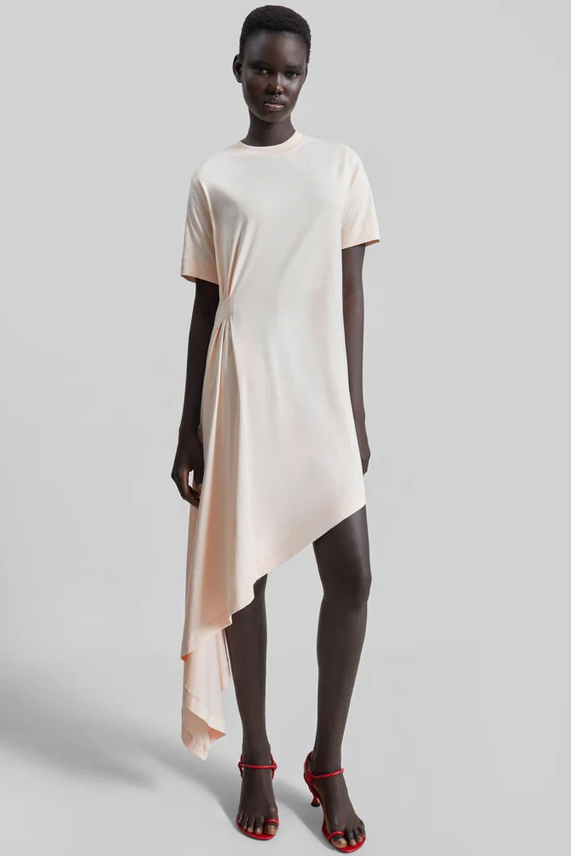 Igari Asymmetric T-Shirt Dress