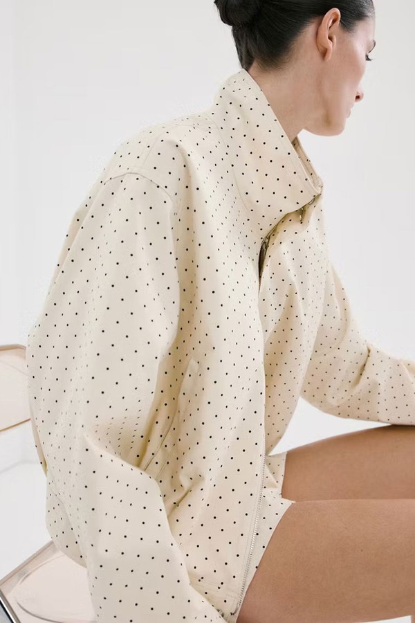 Dots Bomber Jacket from Mango