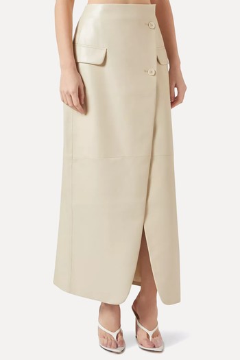 Nan Cross Maxi Skirt from The Frankie Shop