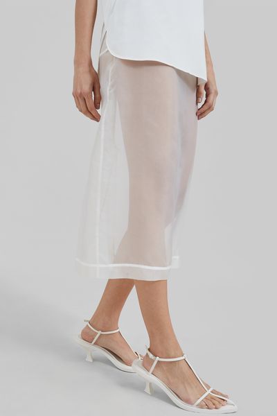 Peri Sheer Midi Skirt from The Frankie Shop