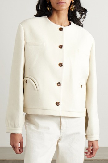 Gliss Wool-Blend Felt Jacket from Blazé Milano