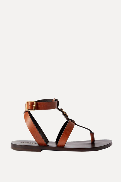 Hardy Leather Sandals from Saint Laurent