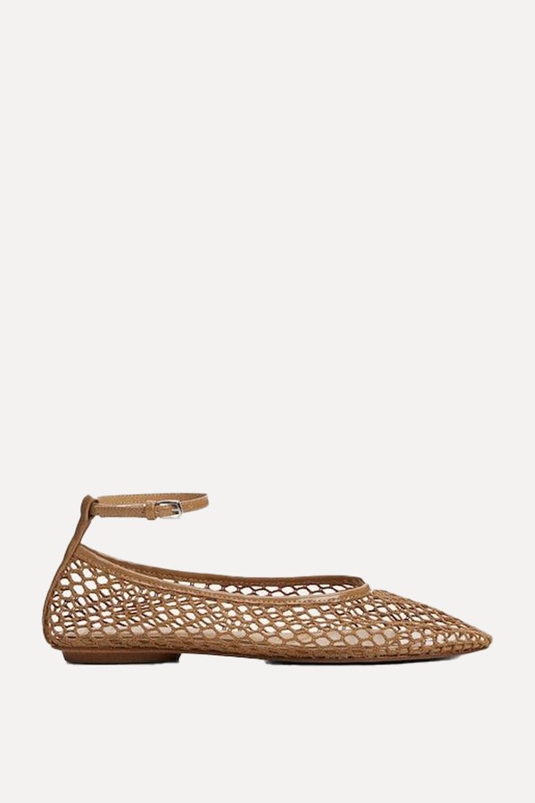 Ballerinas With Mesh Bracelet from Mango