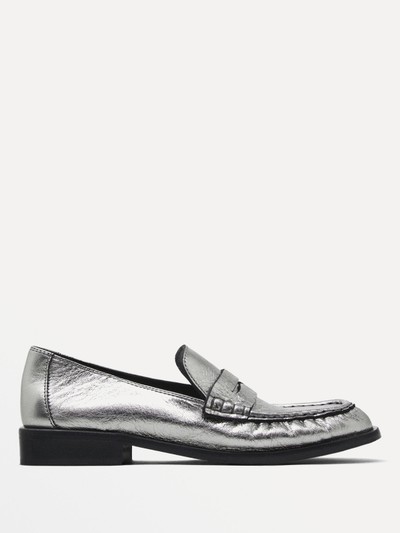 Soft Loafers With Gathered Detail